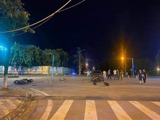 Hiện trường vụ tai nạn