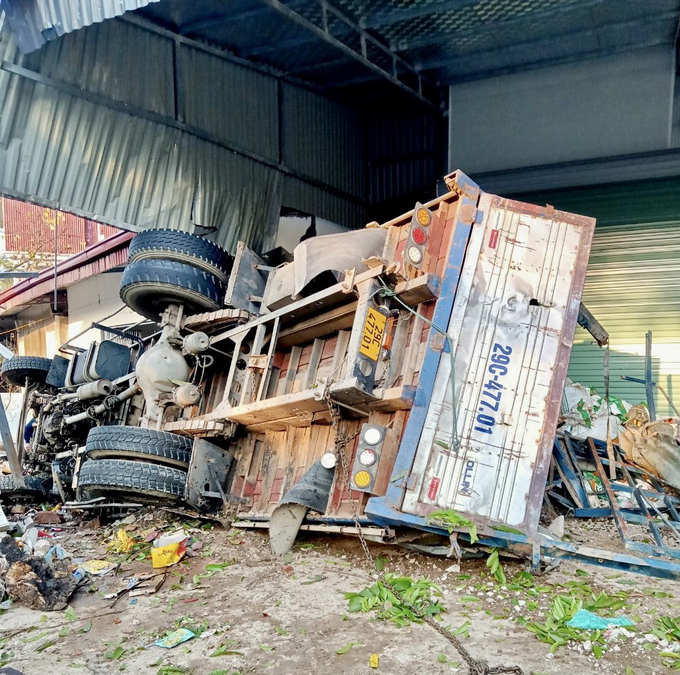 Hiện trường vụ tai nạn