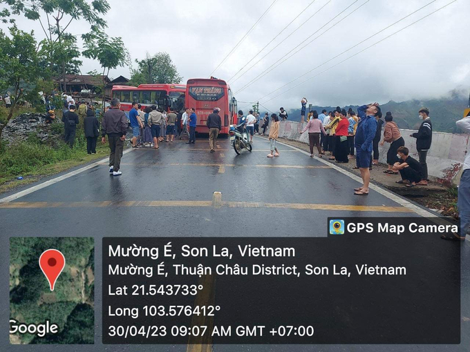 Hiện trường vụ tai nạn
