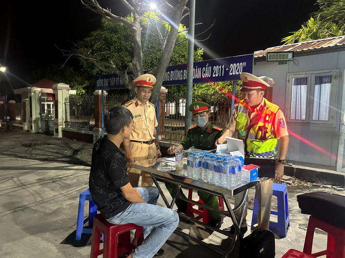 Chốt xử lý vi phạm của tổ công tác