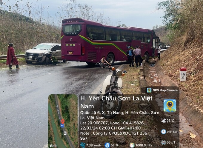 Hiện trường vụ tai nạn