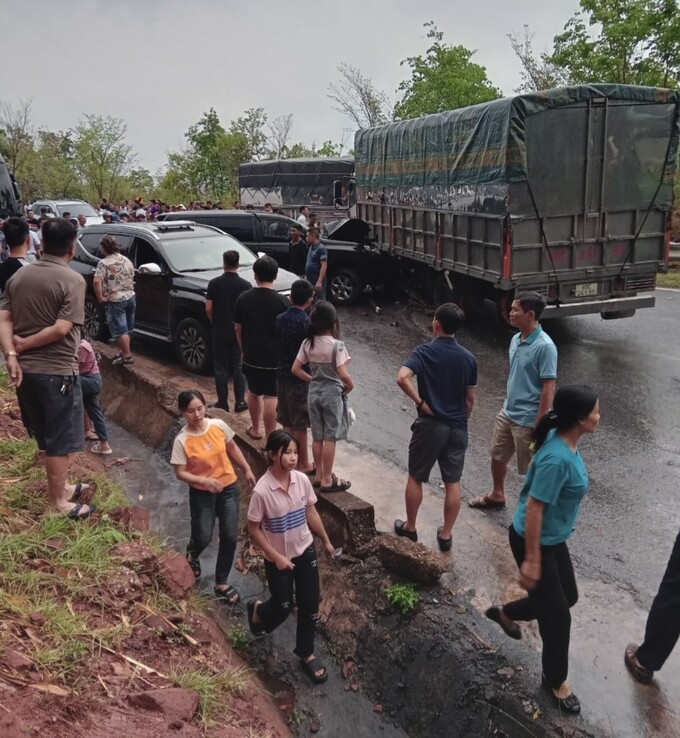 Hiện trường vụ tai nạn