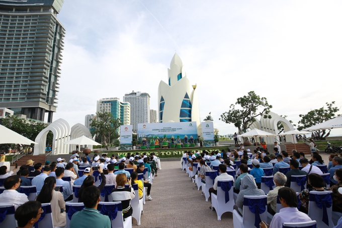 Toàn cảnh Lễ ra quân “Hành động Xanh – Vì tương lai Xanh” Khánh Hoà