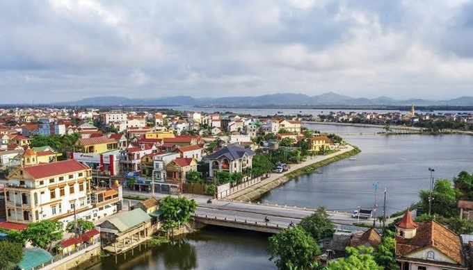 Một góc thị xã Ba Đồn