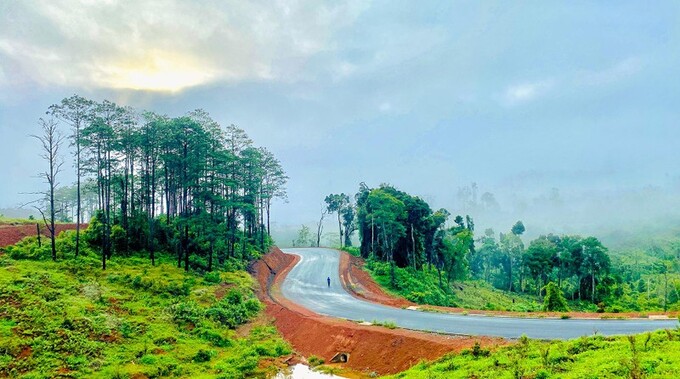 Măng Đen là điểm giữa của cao tốc Quảng Ngãi - Kon Tum, là khu du lịch nổi tiếng, được mệnh danh là “Đà Lạt thu nhỏ”