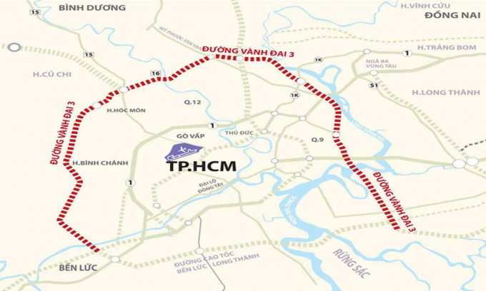 Dự án đường Vành đai 3 - TP.HCM