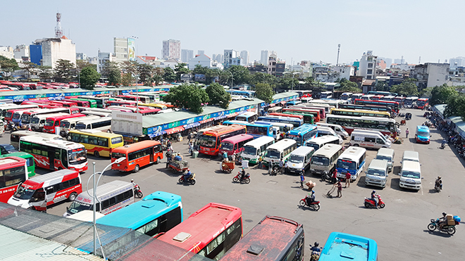 Quỹ đất từ các bến xe cũ sẽ được làm bãi đỗ xe công cộng, điểm trung chuyển xe buýt, trạm đăng kiểm. Ảnh Internet