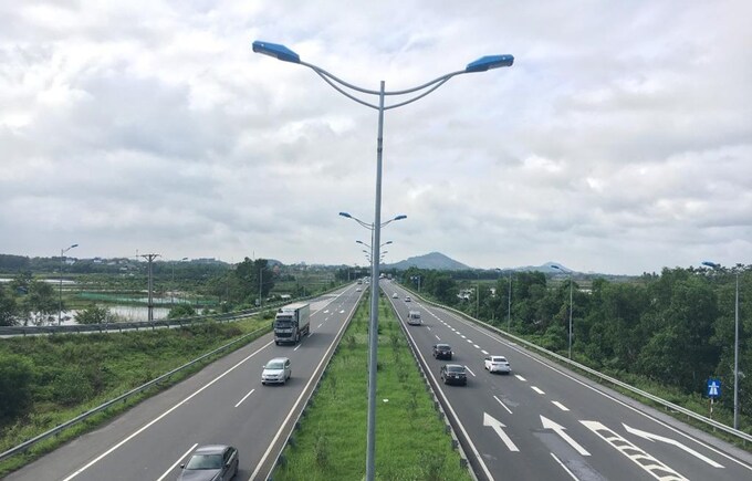 Một tuyến đường được đưa vào khai thác. Ảnh VNP