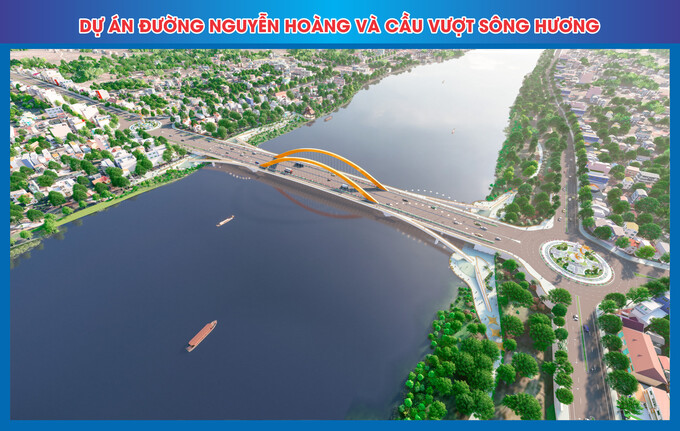 dụ án cầu vượt sông Hương