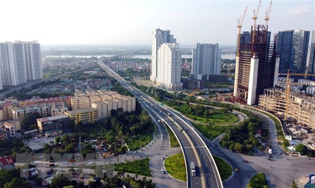 Dự án đường Vành đai 4 - Vùng Thủ đô Hà Nội đoạn 35,3km qua địa phận tỉnh Bắc Ninh. Ảnh Internet
