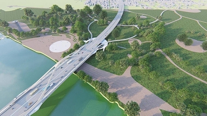 Phối cảnh cầu Trần Hưng Đạo