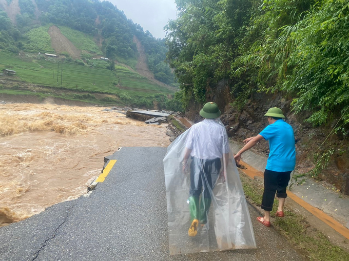 Một vị trí đứt đường