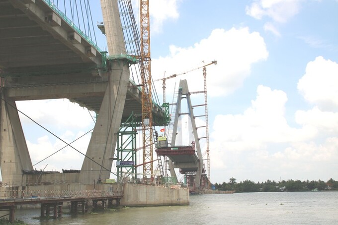 Dự án cầu Mỹ Thuận 2 được khởi công từ tháng 2/2020, có tổng vốn đầu tư khoảng 5.000 tỷ đồng
