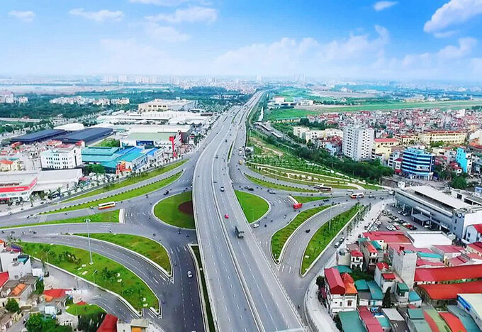 Định hướng không gian đô thị theo hướng đô thị nén, cao tầng với bán kính khoảng 0,5 - 1km xung quanh khu vực ga đường sắt đô thị.