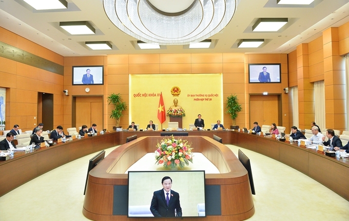 Phiên họp thứ 20 của Uỷ ban Thường vụ Quốc hội