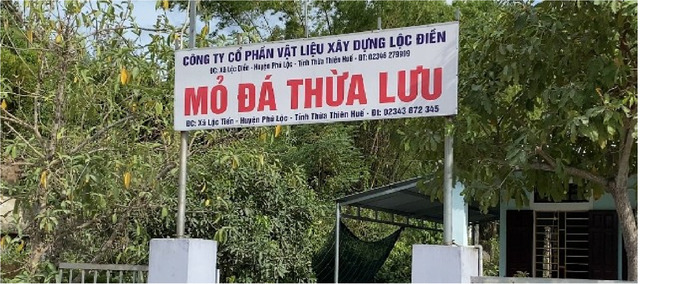 Văn phòng công ty mỏ đá Thừa Lưu
