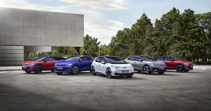 Volkswagen ID.4 GTX, ID.4, ID.3, ID.5 và ID.5 GTX