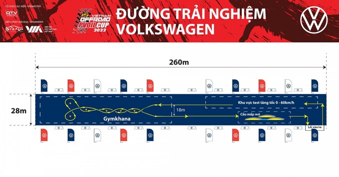 Khách tham dự sẽ được trải nghiệm các bài lái thử theo phong cách Gymkhana