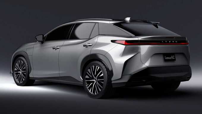 Thiết kế dự kiến mặt sau xe Lexus RZ 450e. Ảnh Lexus