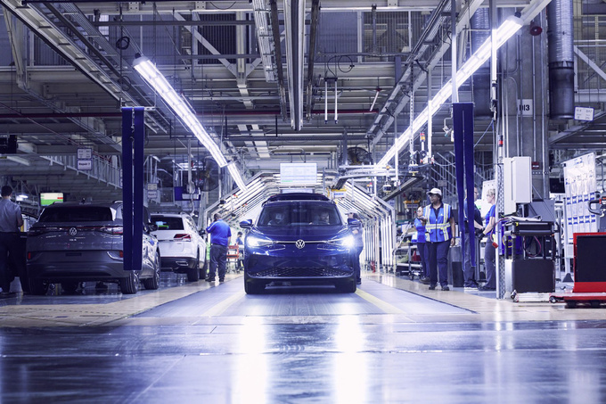 Volkswagen ID.4 hiện đang là mẫu xe điện có tầm hoạt động lớn nhất của Volkswagen