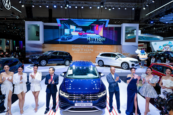Khu trưng bày Volkswagen khai mạc tại VMS 2022 ra mắt bộ đôi SUV