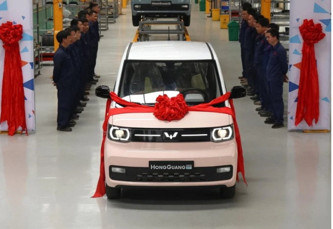 Chiếc Wuling HongGuang MiniEV