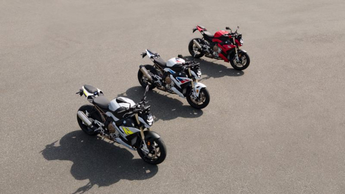 Dải màu tuyệt đẹp của mẫu mô tô S1000R từ BMW với các phiên bản khác nhau
