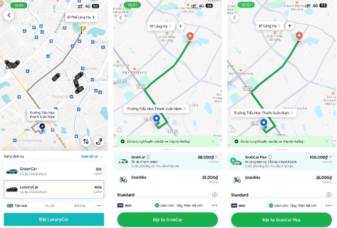 Taxi Xanh SM có giá thấp hơn taxi công nghệ ngay cả khi áp dụng khuyến mại