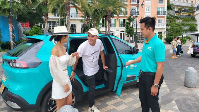 Giá mở cửa cho 0,6 km đầu tiên là 10.000 đồng với cả 2 dòng xe VF 5 Plus và VF e34