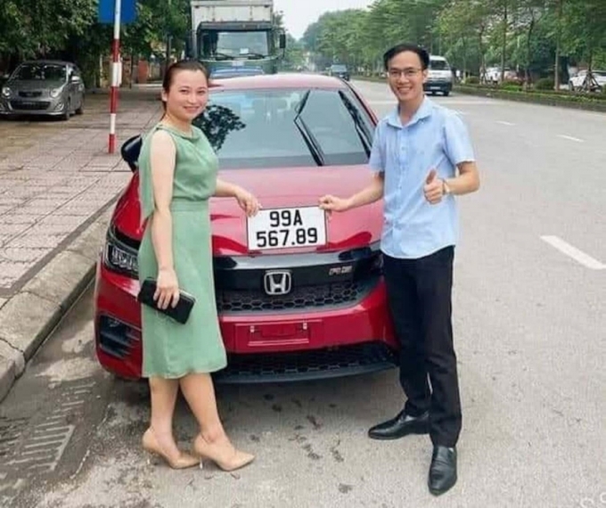 Người phụ nữ may mắn ở Bắc Ninh bấm được biển số 99A-567.89.