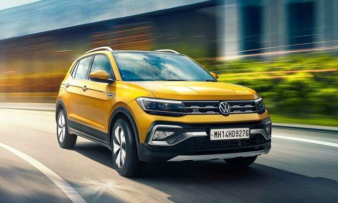 Volkswagen T-Cross là dòng xe Crossover đô thị trẻ trung, năng động với thiết kế ngoại thất xe ấn tượng. Ảnh Volkswagen