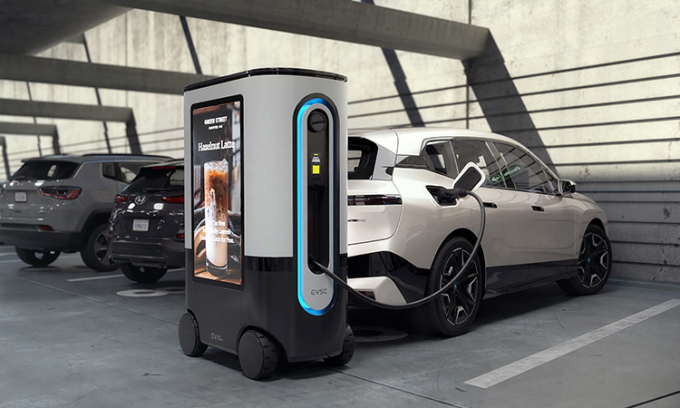 ZiGGY sẽ tự thông báo khi việc nạp điện hoàn tất. Ảnh: EV Safe Charge