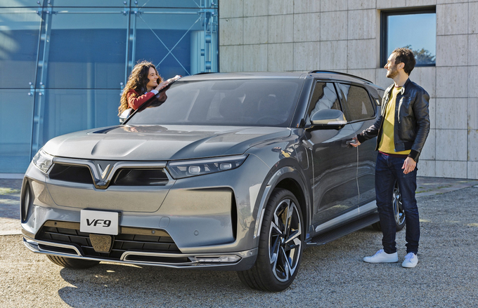 Mẫu xe VF 9 của VinFast